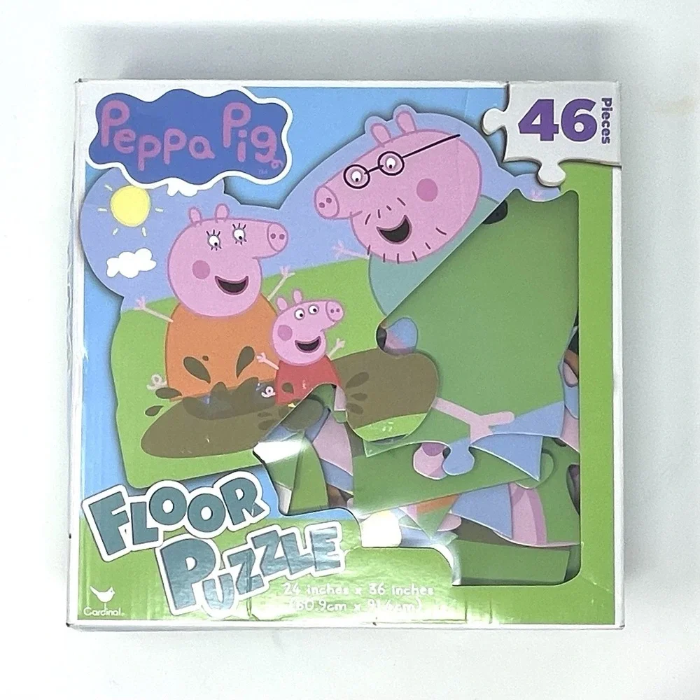 Lot of 2 Puzzles Peppa Pig Floor Puzzle + eeBoo Koala House 64‎ piece Puzzle - Picture 2 of 7